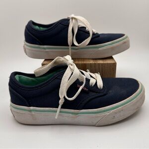 Vans Children’s Missy Sneakers Shoes Size 12 Blue Green